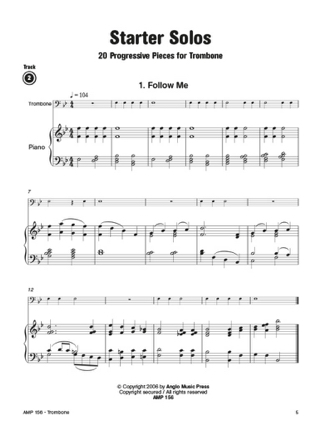 Starter Solos - Trombone - Philip Sparke - Partition - Trombone
